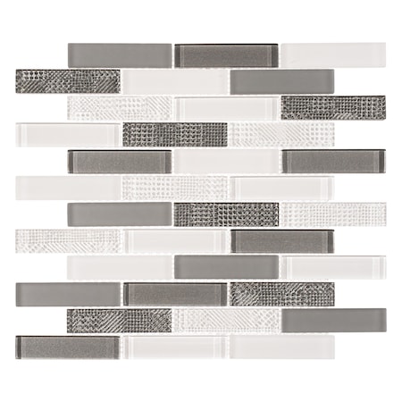 Andova Tiles North 1 W x 4 L Glass Mosaic Wall Tile SAM-ANDNOR497
